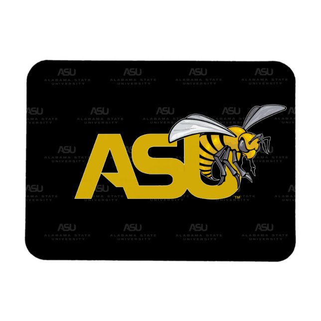 ASU Hornet Logo Watermark Magnet (Horizontal)