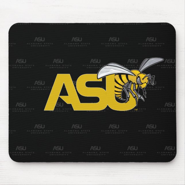 ASU Hornet Logo Watermark Mouse Pad (Front)