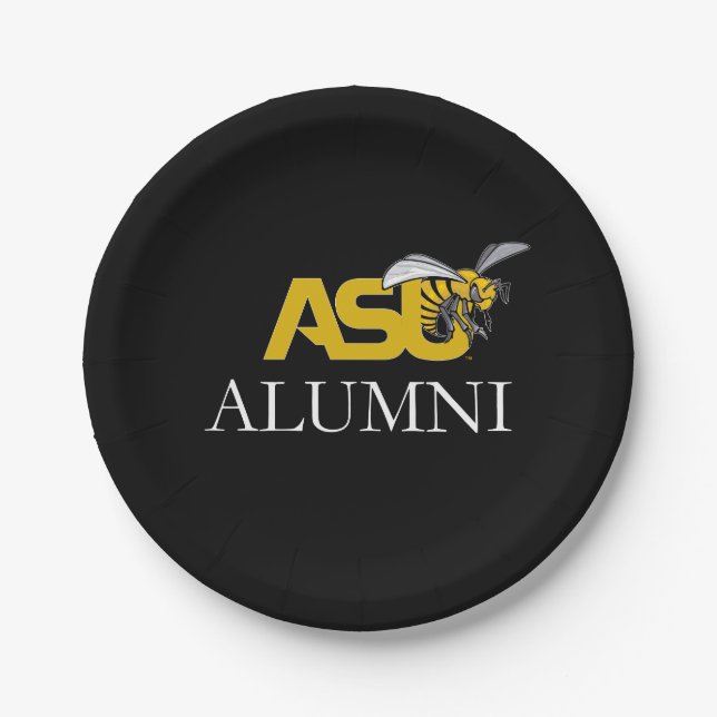 ASU Hornet Mark Alumni Paper Plates (Front)