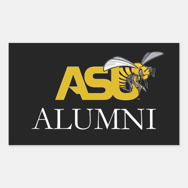 ASU Hornet Mark Alumni Rectangular Sticker (Front)