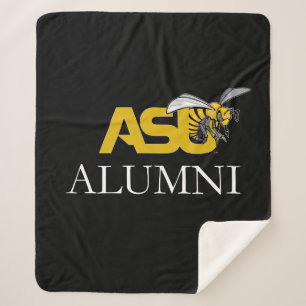 ASU Hornet Mark Alumni Sherpa Blanket