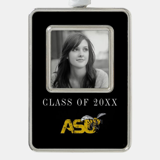 ASU Hornet Mark Christmas Ornament (Front)