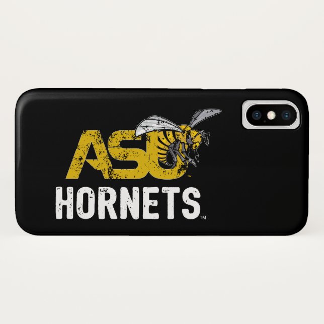 ASU Hornet Mark Hornets Distressed Case-Mate iPhone Case (Back (Horizontal))