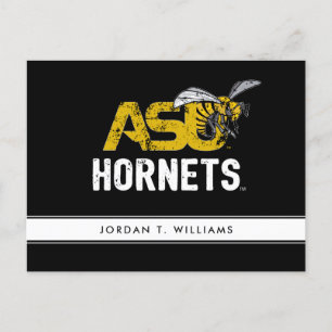 ASU Hornet Mark Hornets Distressed Invitation Postcard