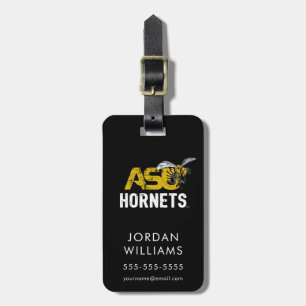 ASU Hornet Mark Hornets Distressed Luggage Tag