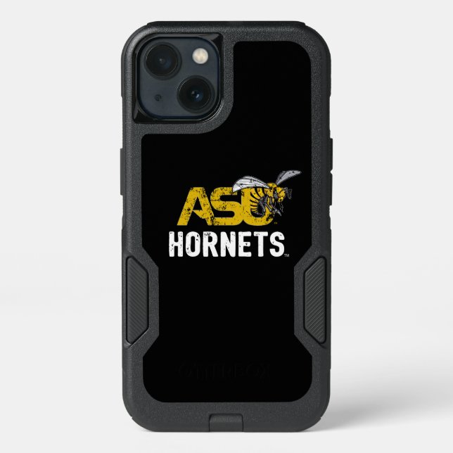 ASU Hornet Mark Hornets Distressed Otterbox iPhone Case (Back)