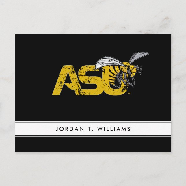 ASU Hornet Mark Invitation Postcard (Front)