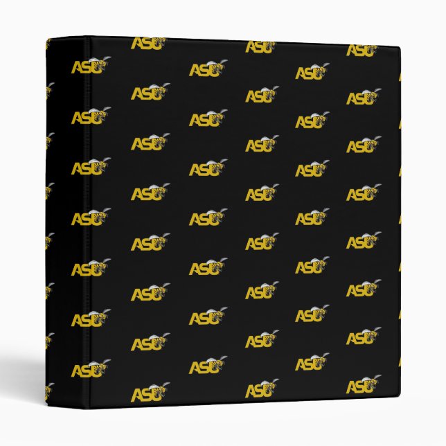 ASU Hornet Mark logo 3 Ring Binder (Front/Spine)