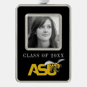 ASU Hornet Mark logo Christmas Ornament