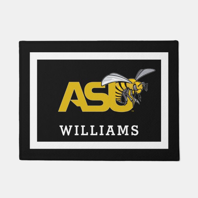 ASU Hornet Mark logo Doormat (Front)