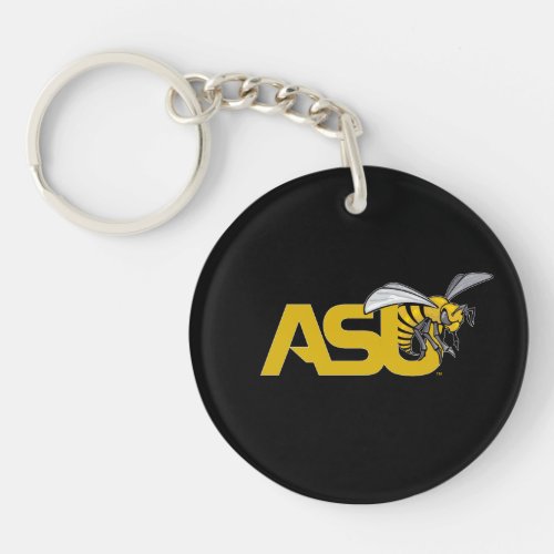 ASU Hornet Mark logo Keychain