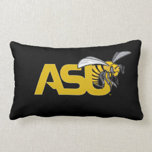 ASU Hornet Mark logo Lumbar Pillow