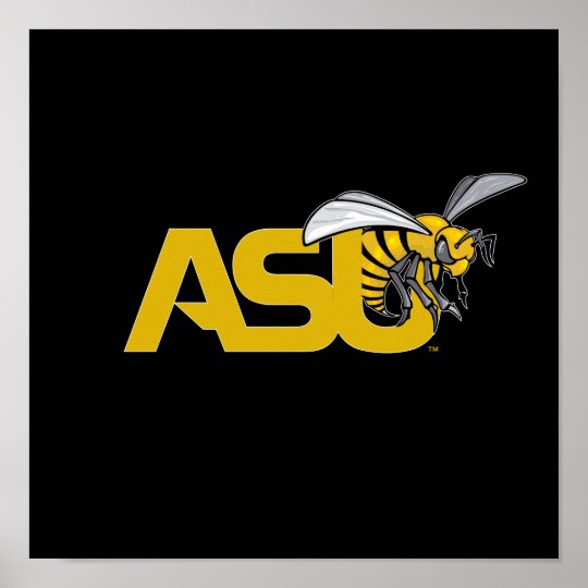 ASU Hornet Mark logo Poster | Zazzle.com