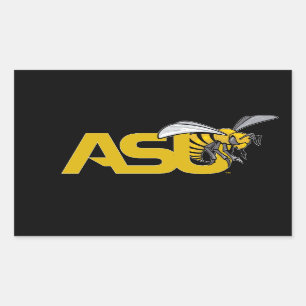 ASU Hornet Mark logo Rectangular Sticker