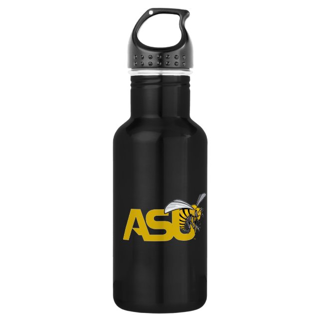 ASU Hornet Mark logo Stainless Steel Water Bottle (Front)