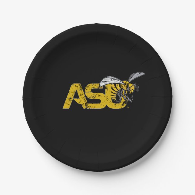ASU Hornet Mark Paper Plates (Front)