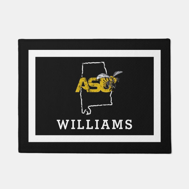 ASU Hornet Mark State Love Doormat (Front)