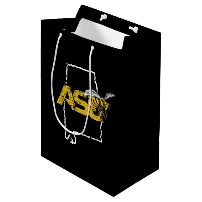 ASU Hornet Mark State Love Medium Gift Bag (Front Angled)