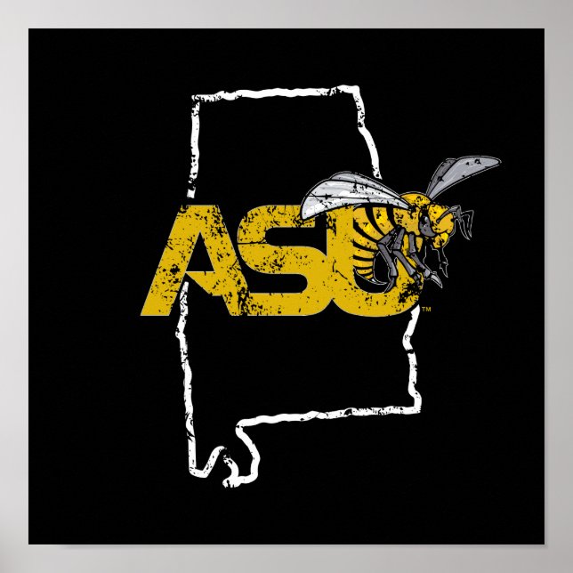 ASU Hornet Mark State Love Poster (Front)