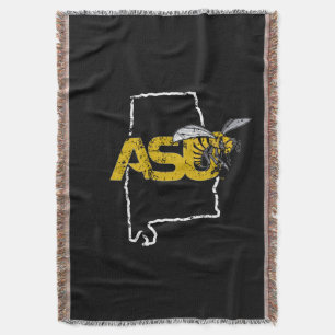 ASU Hornet Mark State Love Throw Blanket