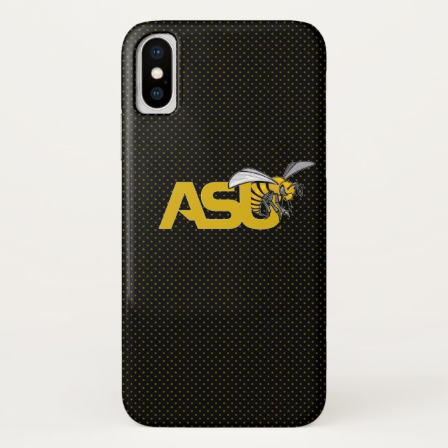 ASU Hornet Polka Dot Pattern Case-Mate iPhone Case (Back)