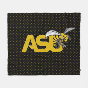 ASU Hornet Polka Dot Pattern Fleece Blanket