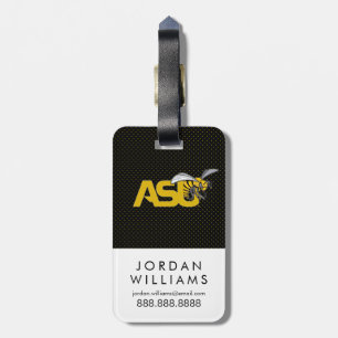 ASU Hornet Polka Dot Pattern Luggage Tag