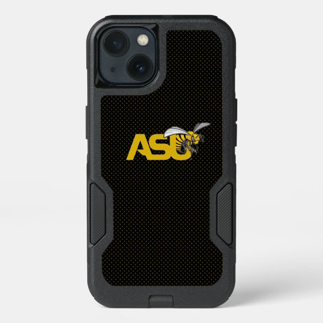 ASU Hornet Polka Dot Pattern Otterbox iPhone Case (Back)
