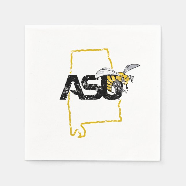 ASU Hornet State Love Napkins (Front)