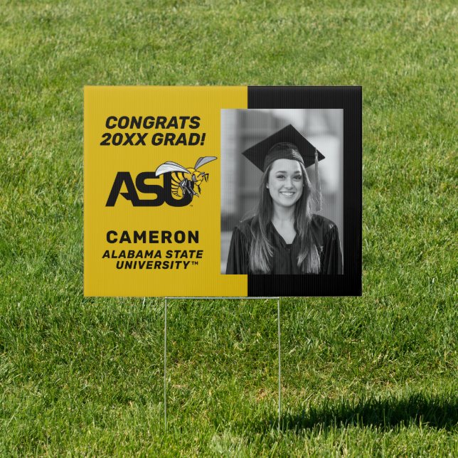 ASU Hornets | Graduate of Alabama State University Sign (Insitu)