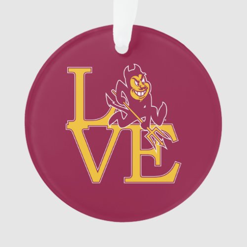 ASU Love Ornament