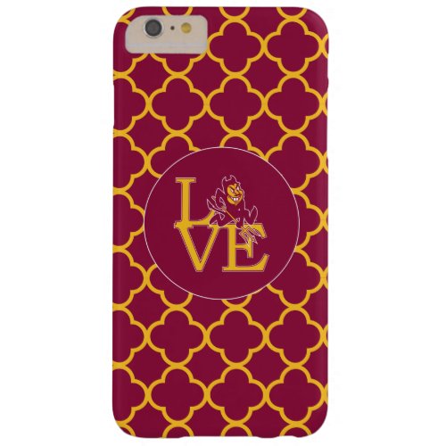 ASU Love  Quatrefoil Pattern Barely There iPhone 6 Plus Case