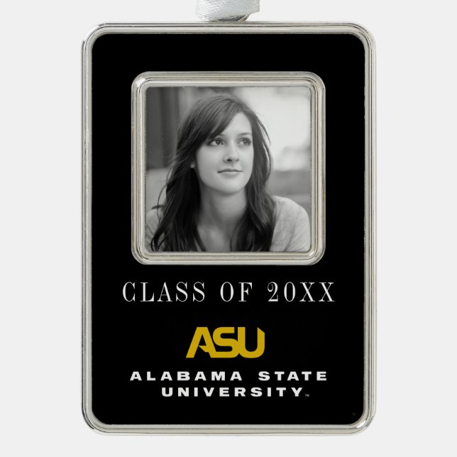 ASU Signature Mark Christmas Ornament (Front)