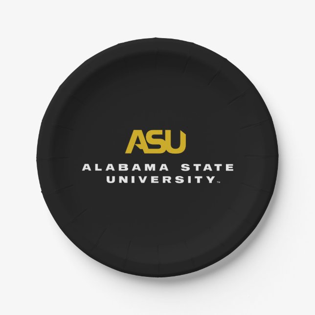ASU Signature Mark Paper Plates (Front)