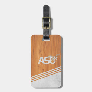 ASU Wood Cement Luggage Tag