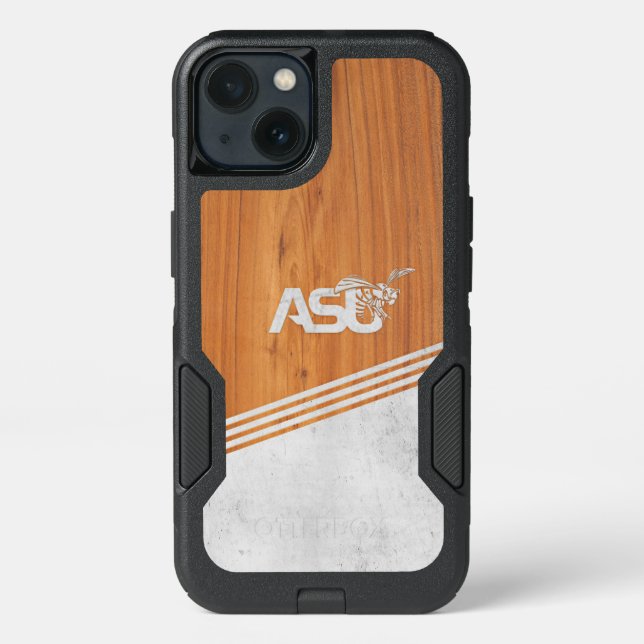 ASU Wood Cement Otterbox iPhone Case (Back)