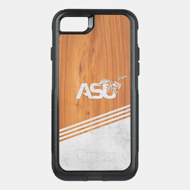 ASU Wood Cement Otterbox iPhone Case (Back)