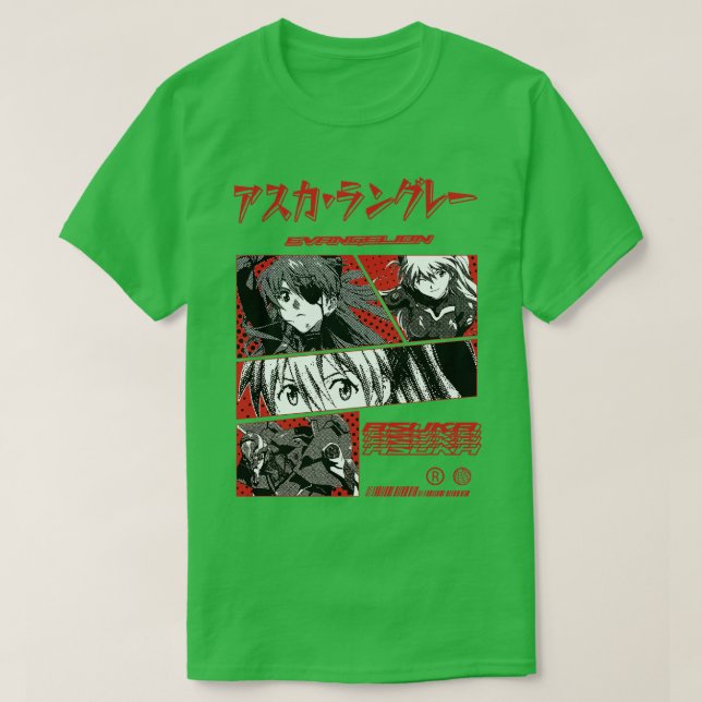 asuka evangelion T-Shirt (Design Front)