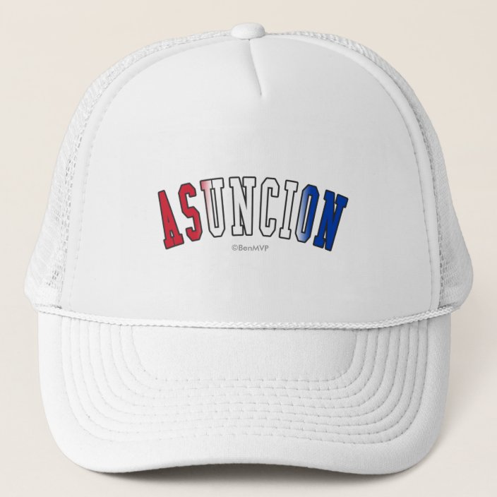 Asuncion in Paraguay National Flag Colors Hat