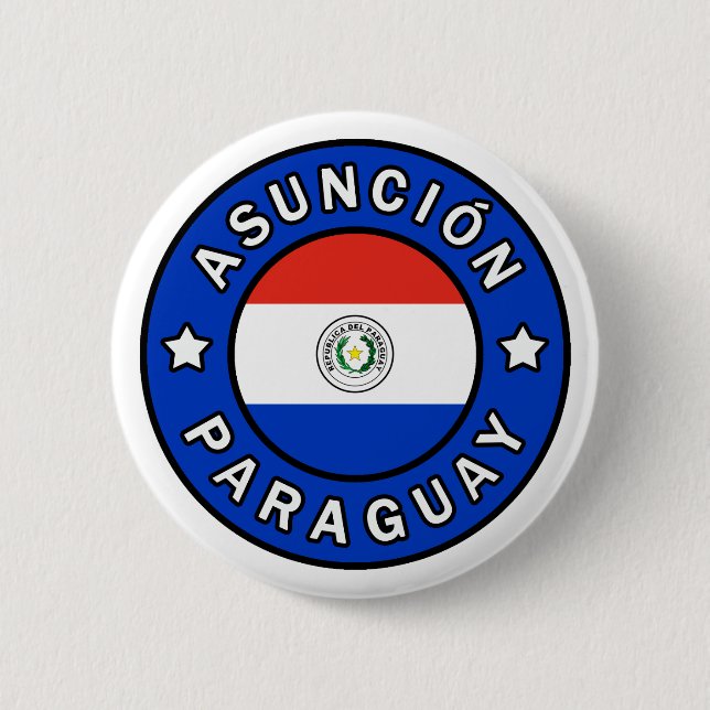 Asunción Paraguay Button (Front)