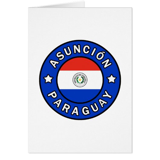 Asunción Paraguay Cards (Front)
