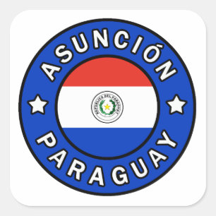 Asunción Paraguay Square Sticker