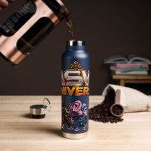 ASW Universe Cute AI Robot Crew Water Bottle