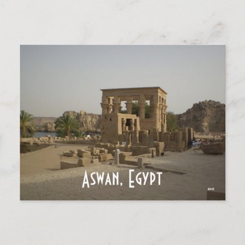 Aswan Egypt Postcard