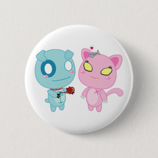Asyl & Nadel Valentine - My Heart is Yours Pinback Button