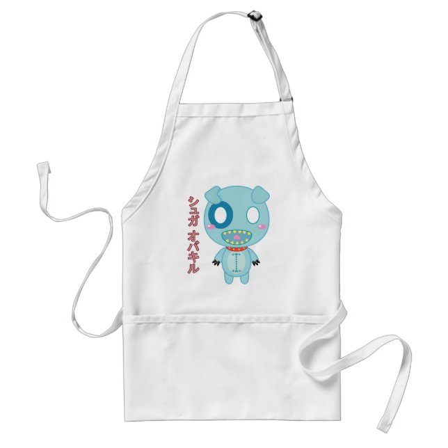 Asyl the Dog Adult Apron (Front)
