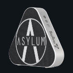 Asylum Bluetooth speaker<br><div class="desc">Music makes the soul happy, so why not make yours happy and get this portable Asylum Blue tooth speaker. Not it's not in the shape of a triangle for the Illuminati... Or is it?</div>