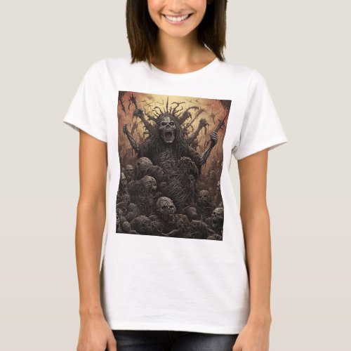 Asylum of Madness Death Metal T_Shirt Designs