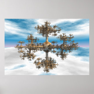 Asymetricall Fractal Poster