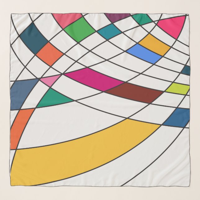 Asymmetric Curves Scarf (Front)